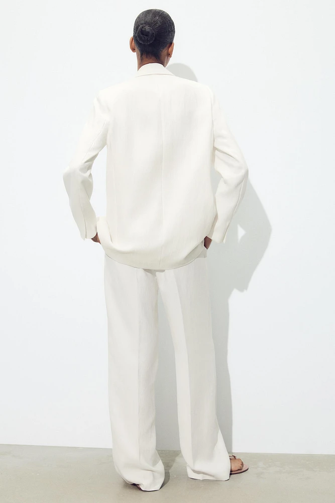WRINKLED EFFECT BLAZER