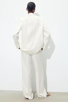 WRINKLED EFFECT BLAZER