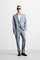 TEXTURED SUIT BLAZER
