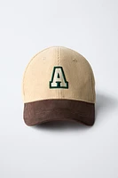 CORDUROY CAP WITH PATCH