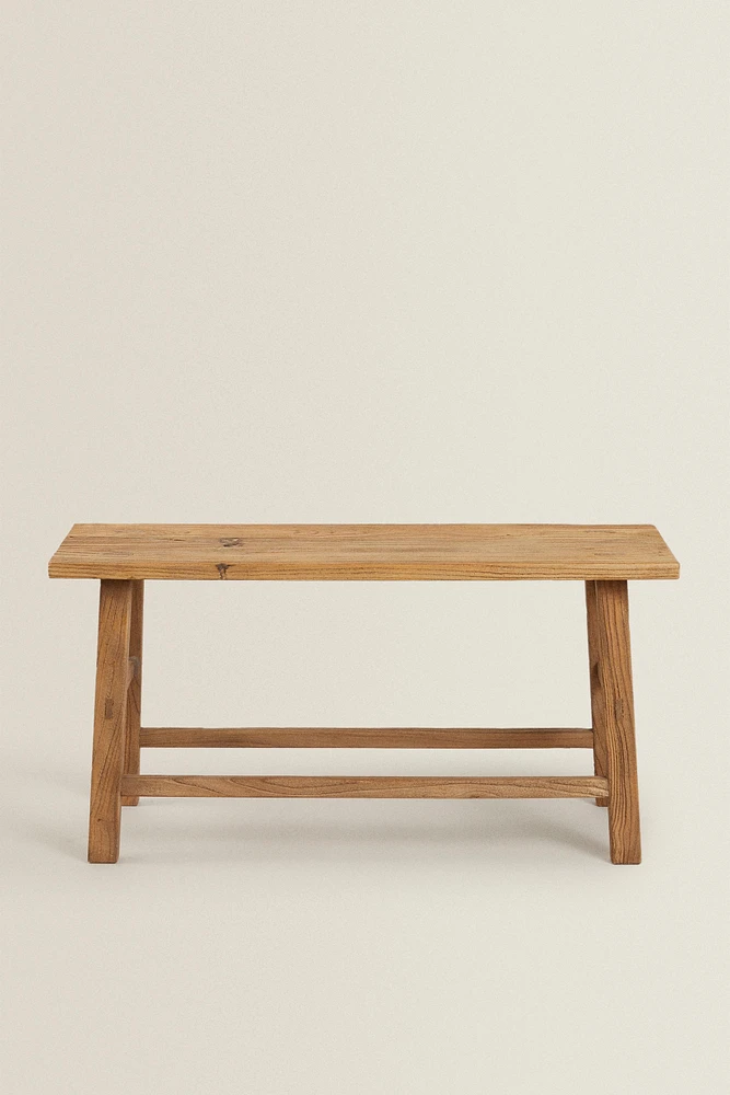 ELM WOOD BENCH