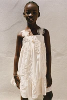 ROBE FLEURS BRODÉES