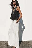 EMBROIDERED LACE BLOUSE