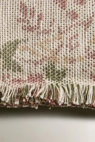 HOUSSE DE COUSSIN COTON FLEURS