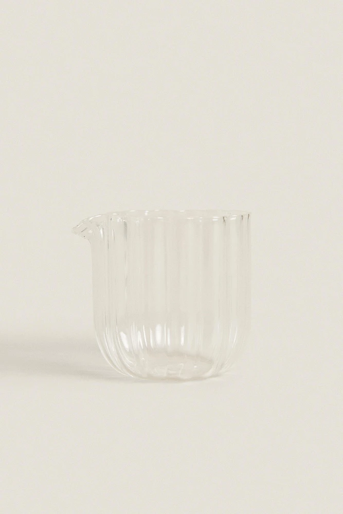 BOROSILICATE GLASS CREAM PITCHER