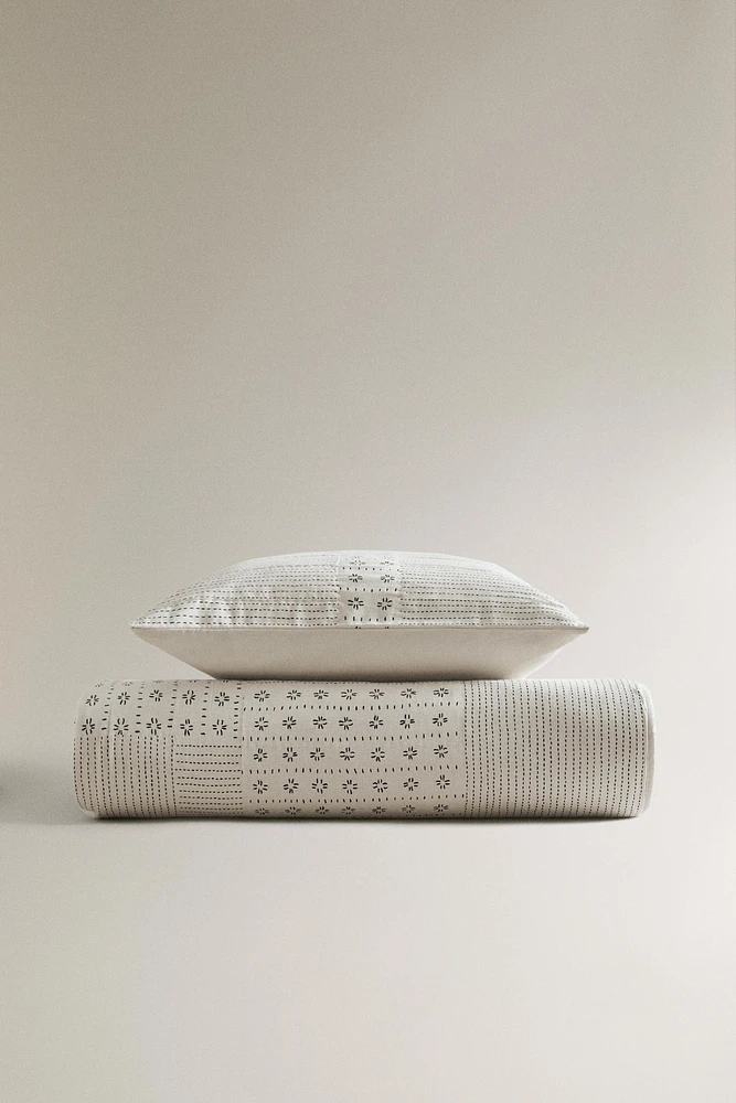 COUVRE-LIT LIN PATCHWORK