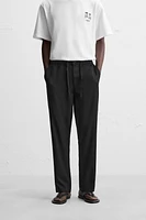 PANTALON REGULAR FIT LYOCELL - VISCOSE