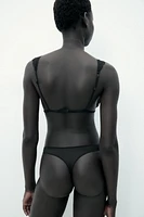 VISCOSE LACE THONG