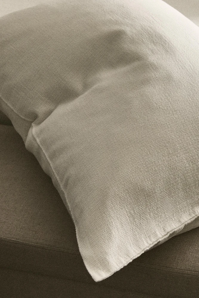 HOUSSE DE COUSSIN COTON TEXTURE