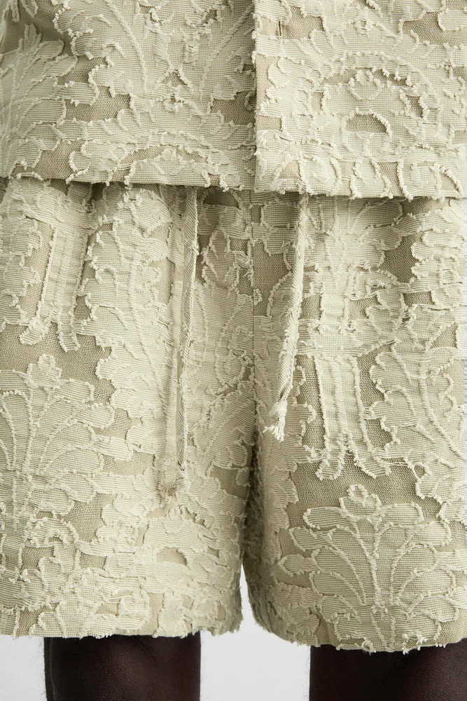 BERMUDA JACQUARD GÉOMÉTRIQUE