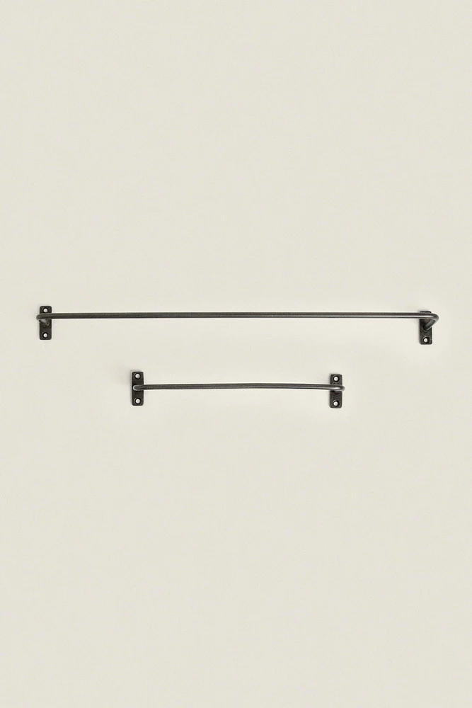 DARK METAL TOWEL RACK