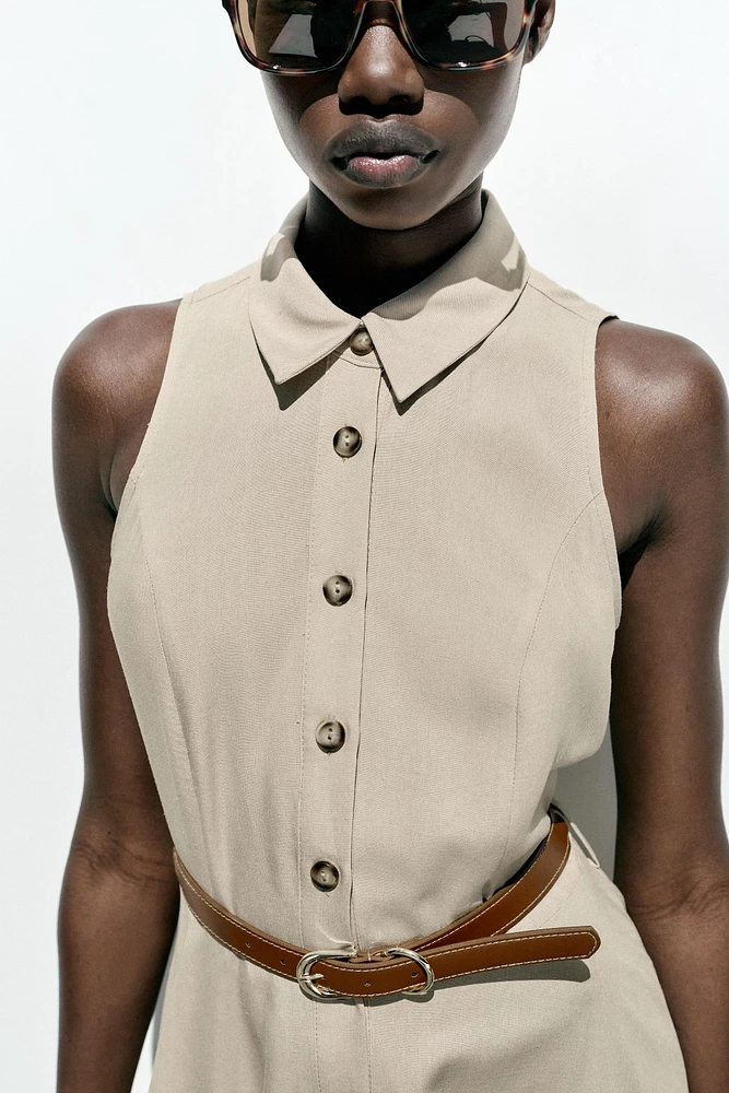 ROBE COURTE CEINTURE