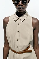 ROBE COURTE CEINTURE