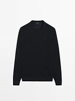Lightweight 100% linen knit sweater