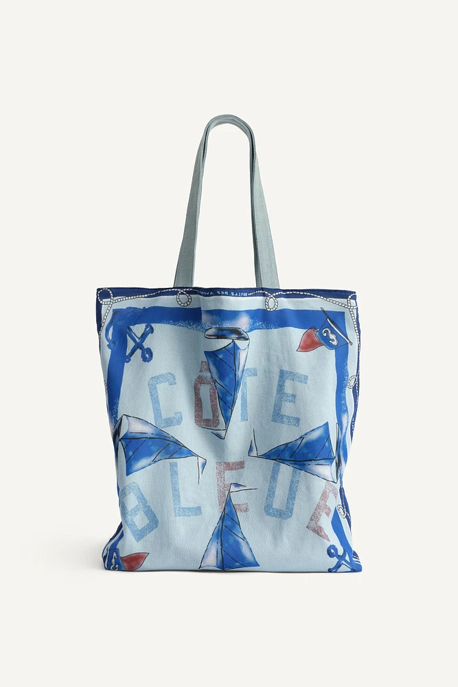 NAUTICAL BANDANA SHOPPER