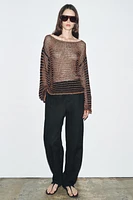 OPEN KNIT SWEATER