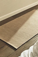 WOOL AND COTTON RUNNER RUG