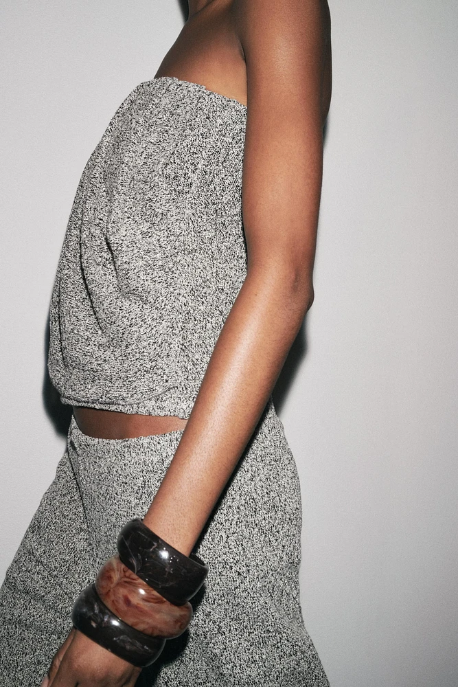 TOP BUSTIER BOUCLÉ