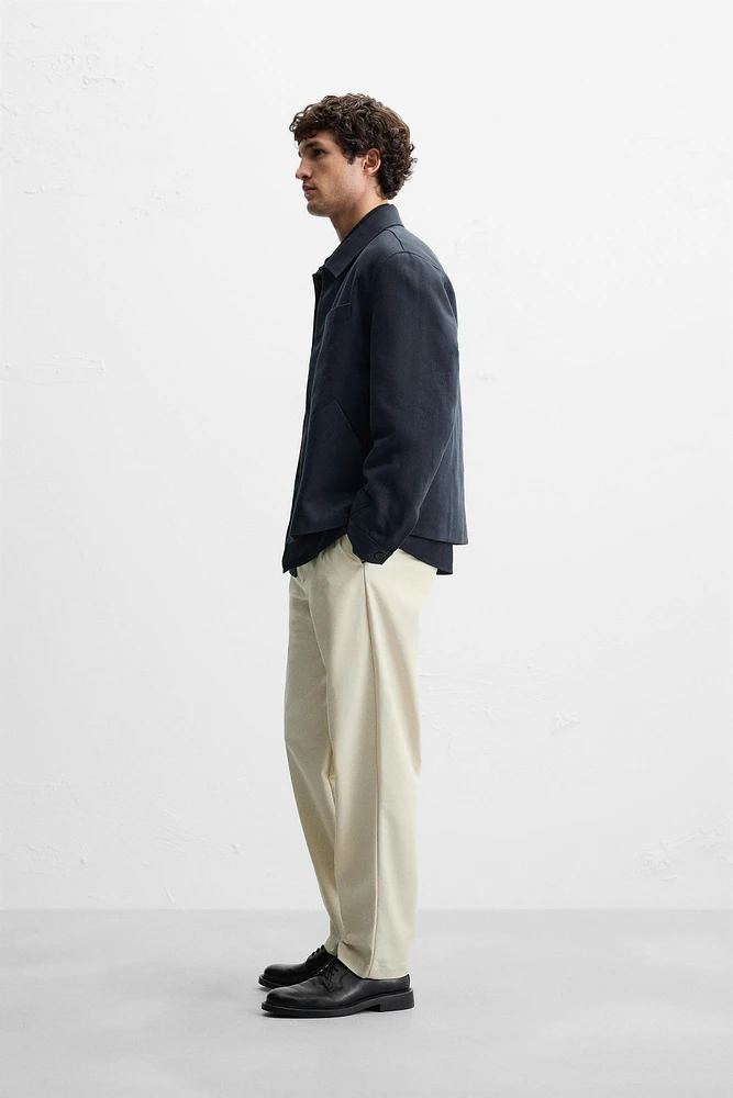 PANTALON CHINO MÉLANGE VISCOSE