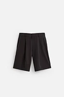 BERMUDA PLIS WIDE FIT