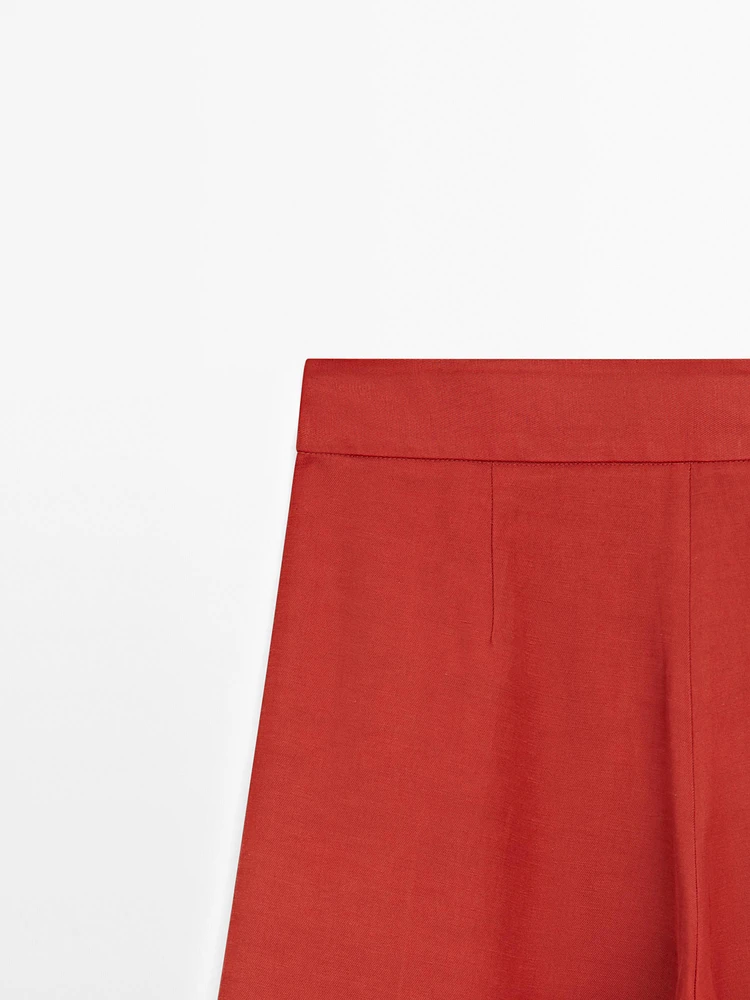 Pantalon fluide à pinces