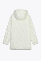 HOODED QUILTED JACKET