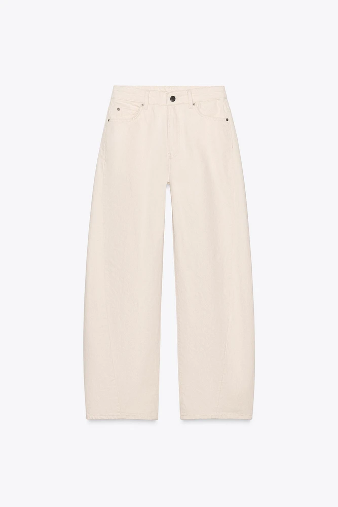 ZW COLLECTION BARREL HIGH WAIST JEANS