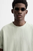 RELAXED FIT STRUCTURED T-SHIRT