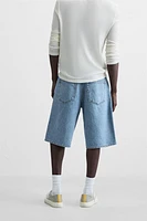 BERMUDA EN DENIM BAGGY FIT