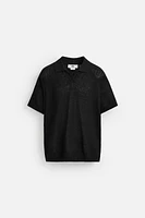 POLO EN MAILLE 100 % LIN ÉDITION LIMITÉE