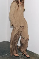 ZW COLLECTION PLEATED PALAZZO PANTS