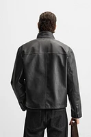 FAUX LEATHER JACKET