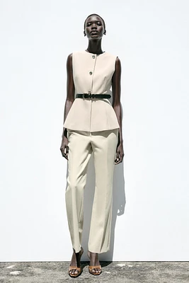 GILET LONG CEINTURE