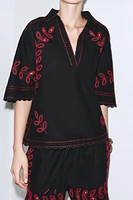 ZW COLLECTION EMBROIDERED SHORTS