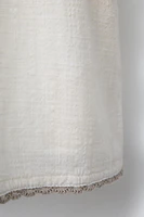 CROCHET KNIT TEXTURED DRESS