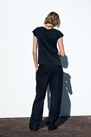 SHORT SLEEVE COTTON T-SHIRT
