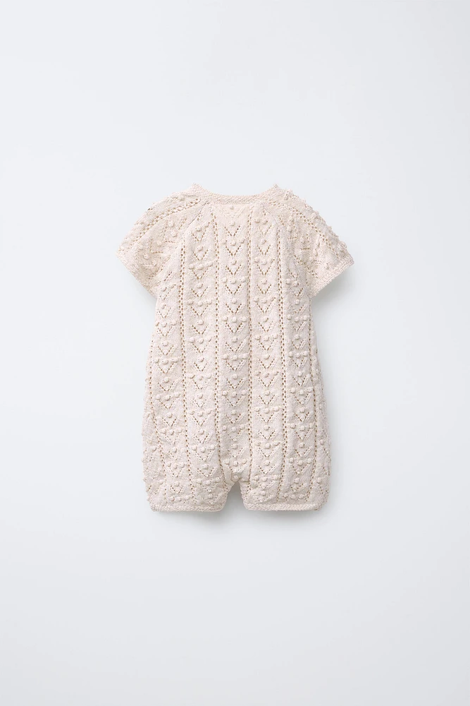 SHORT KNIT JUMPSUIT