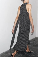 ZW COLLECTION HALTER POLKA DOT DRESS