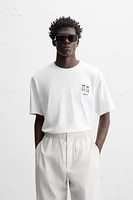 T-SHIRT BRODERIE EN MATIÈRES VARIÉES
