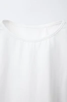 CROCHET SLEEVE T-SHIRT