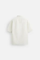 CHEMISE COTON - CHANVRE RAYÉES