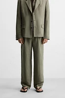 PANTALON DE COSTUME LYOCELL ET LIN