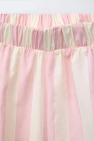 CASA LAWA © X ZARA KIDS STRIPED COMBINATION PANTS