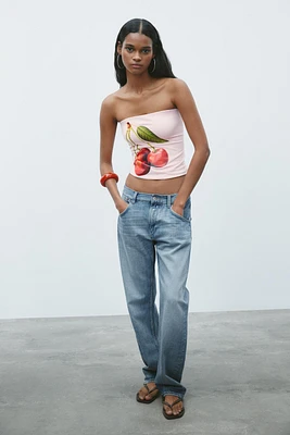 TOP POLYAMIDE CERISES