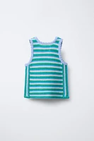 STRIPED KNIT TOP