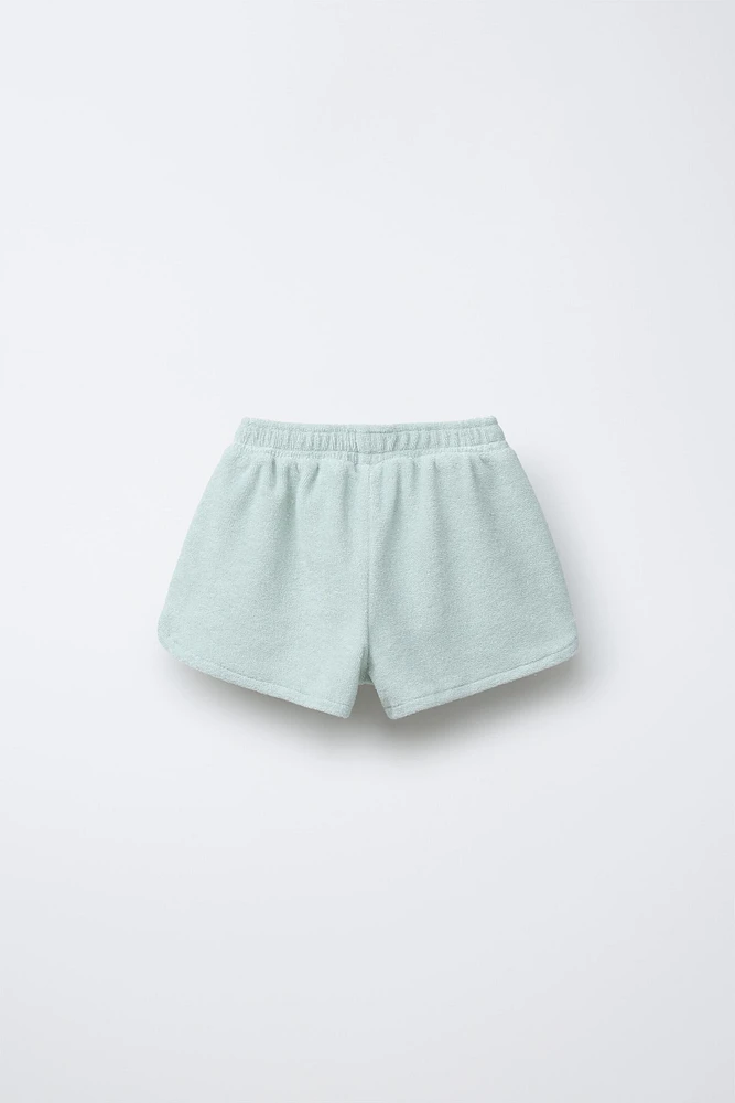 SIDE STRIPE TERRY SHORTS