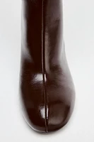 TALL SHAFT THIN HEELED BOOTS