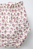 CULOTTE TEXTURÉE À FLEURS