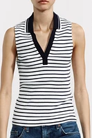 RIBBED POLO