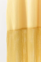 COMBINATION RIB KNIT DRESS